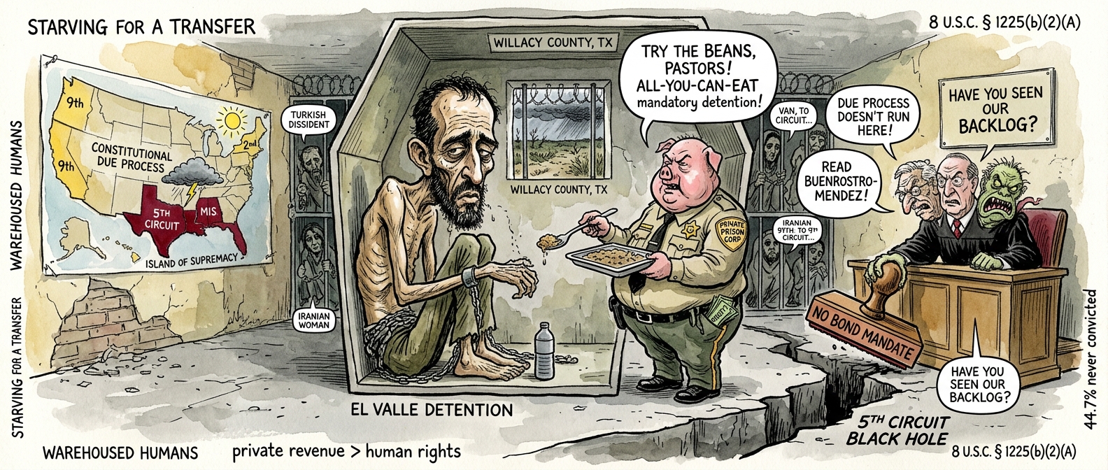 Immigrants Starve in Texas to Escape Indefinite Detention